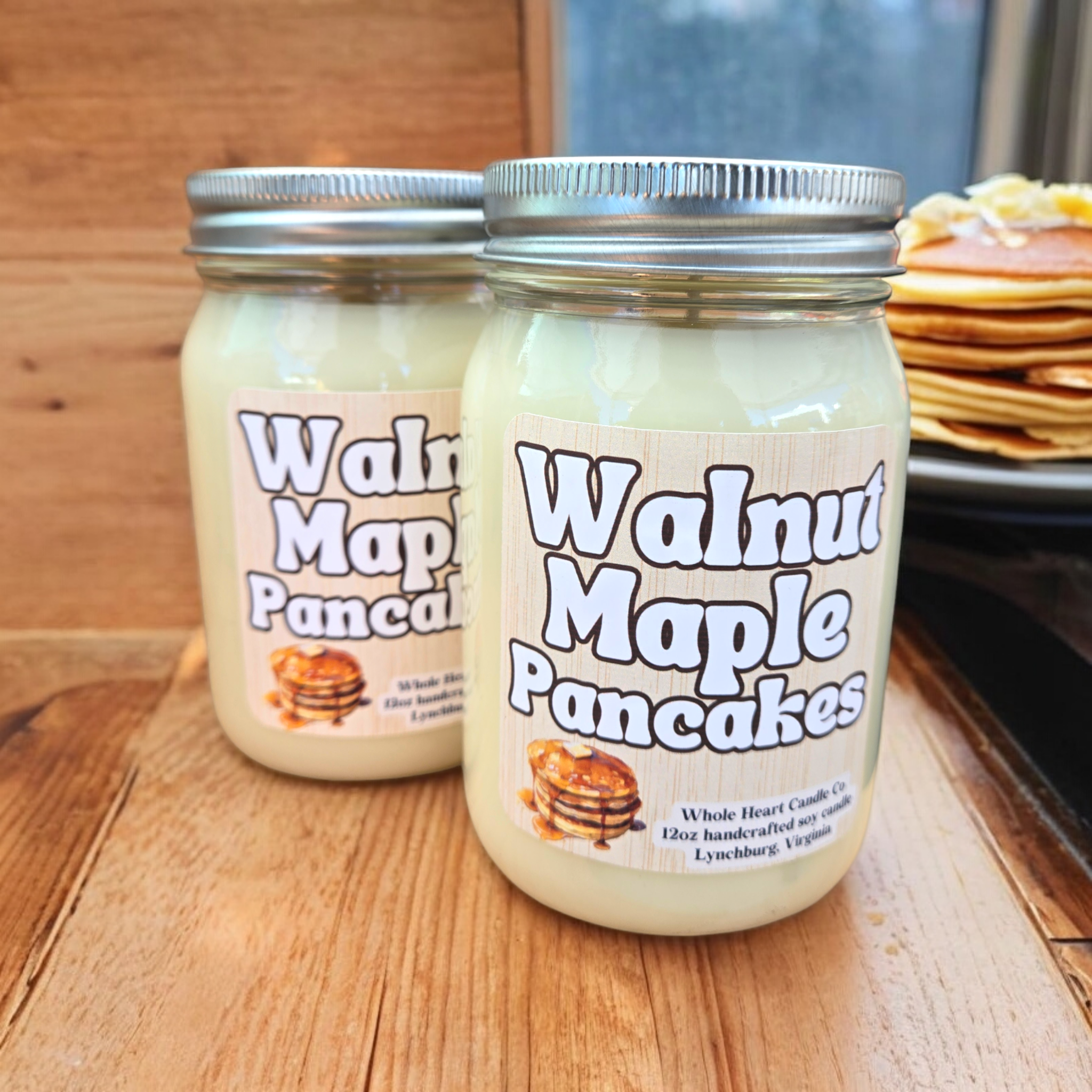 Walnut Maple Pancakes